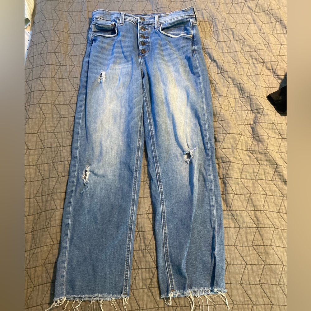 Whetherly Straight Crop Jeans